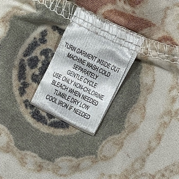 Eye Candy Geometric Wrap Blouse in Black, Brown, and Gold - Picture 8 of 10